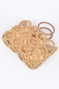Monotone 2-in-1 Crochet handbag-BAH